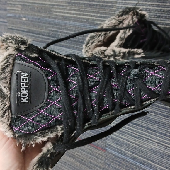 Women's KOPPEN Gray SUEDE Brisen PRIMALOFT Hydro Protect WINTER Eskimo BOOTS 6.5 - Picture 10 of 10